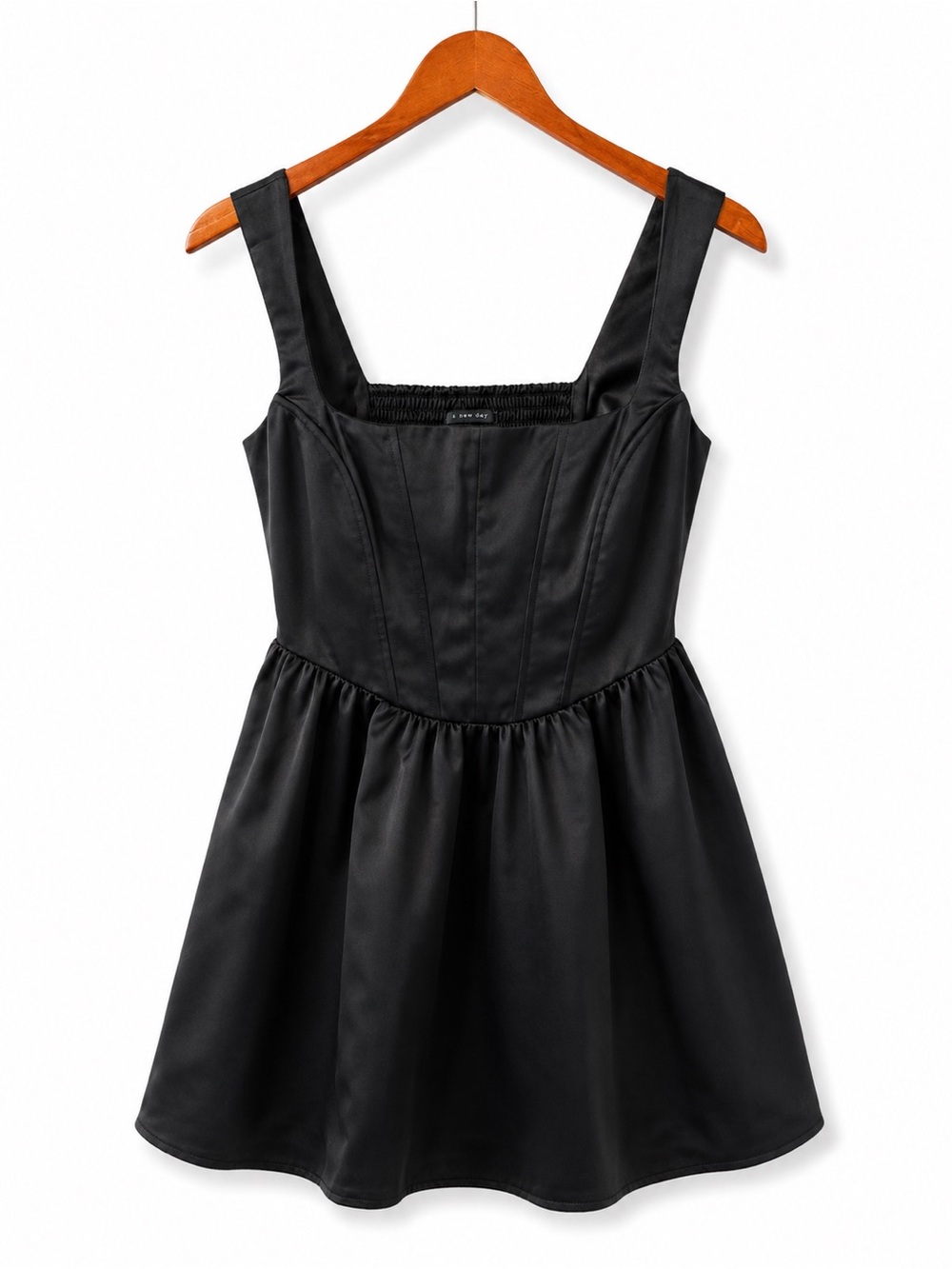 Wild Fable Black Corset Mini Dress Size S NWT - Picture 2 of 2
